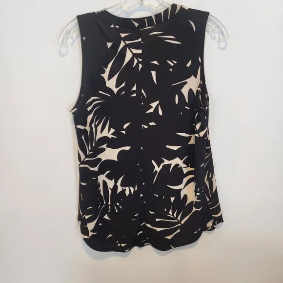 Ann Taylor Mixed Media Sleeveless Top, Size M, EUC - Picture 2 of 5